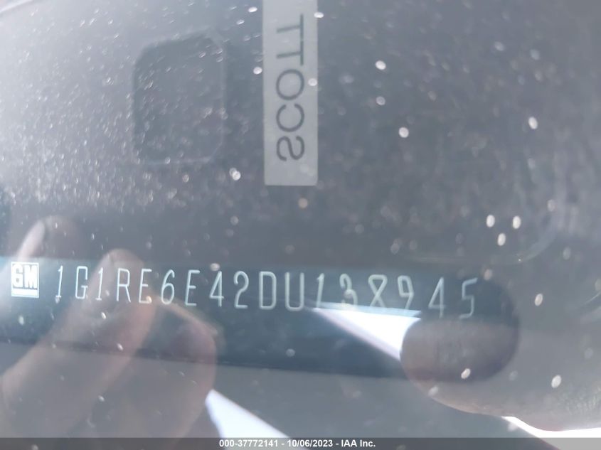 2013 CHEVROLET VOLT - 1G1RE6E42DU138945