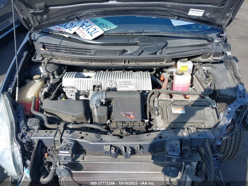 2013 TOYOTA PRIUS ONE/TWO/THREE/FOUR/FIVE - JTDKN3DU1D1721954