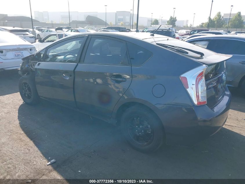 2013 TOYOTA PRIUS ONE/TWO/THREE/FOUR/FIVE - JTDKN3DU1D1721954