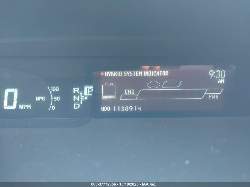 2013 TOYOTA PRIUS ONE/TWO/THREE/FOUR/FIVE - JTDKN3DU1D1721954