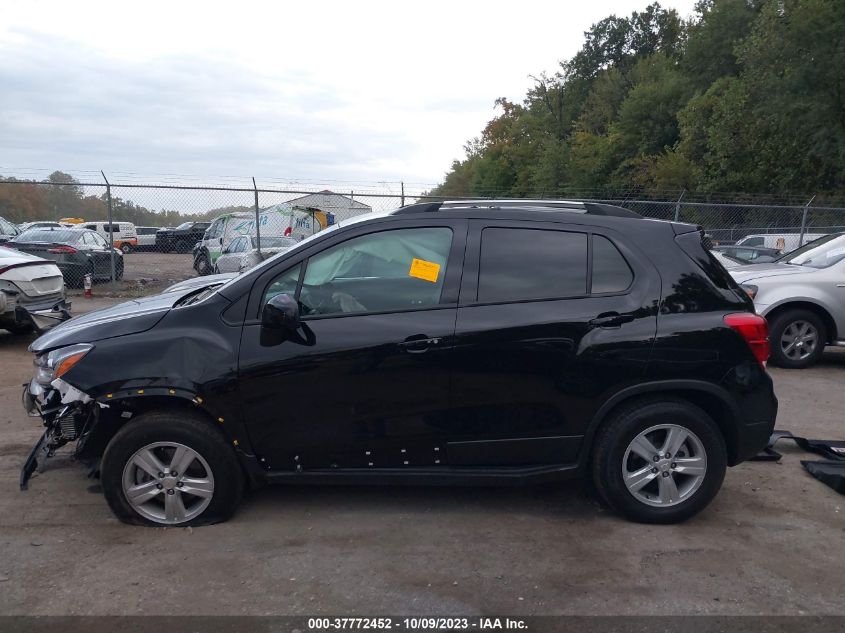 2022 CHEVROLET TRAX LT - KL7CJPSM0NB511672