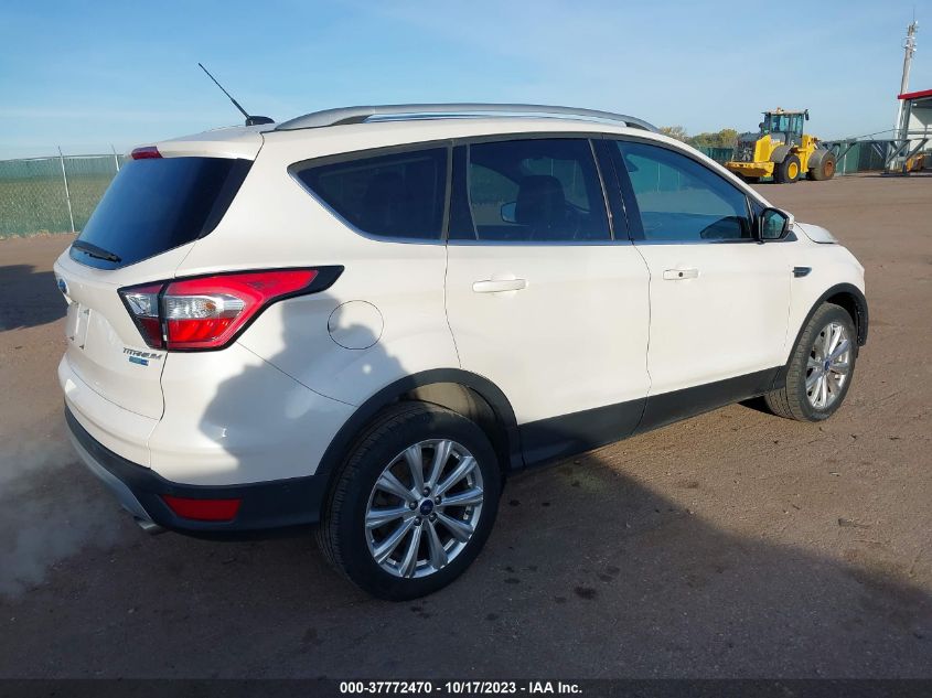 2017 FORD ESCAPE TITANIUM - 1FMCU9J95HUD90161