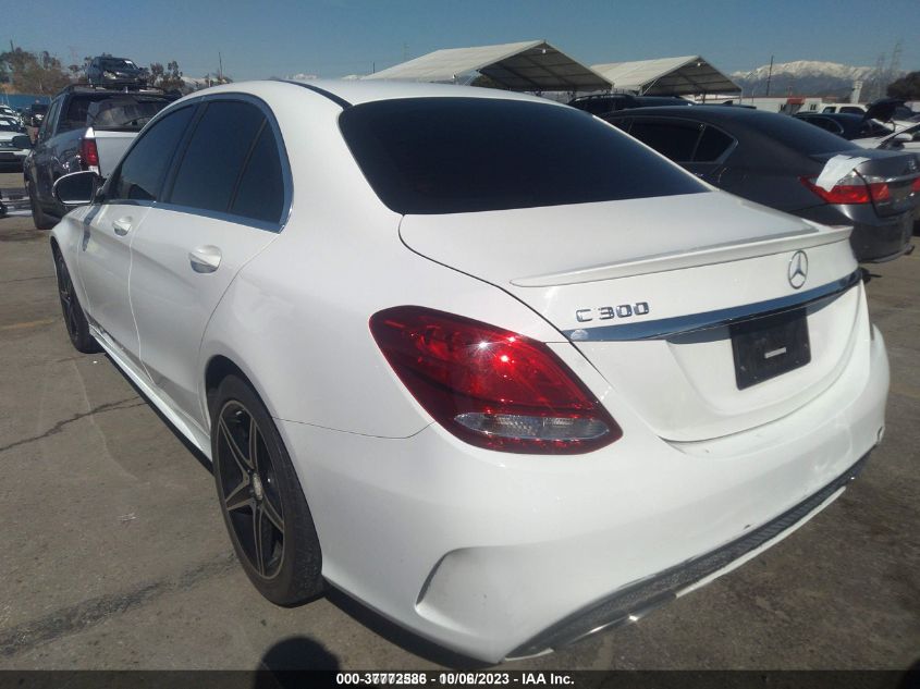 2016 MERCEDES-BENZ C-CLASS C 300 - 55SWF4KB5GU139954