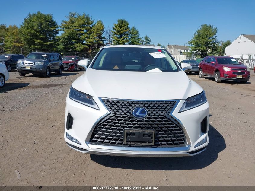 2022 LEXUS RX 450H 2T2HGMDA6NC089378