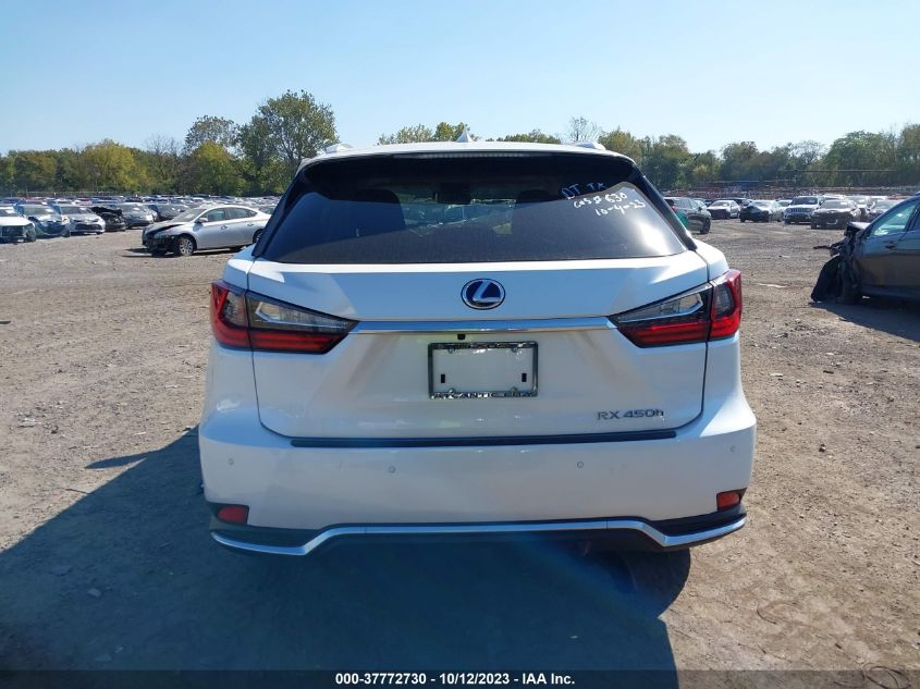 2022 LEXUS RX 450H 2T2HGMDA6NC089378