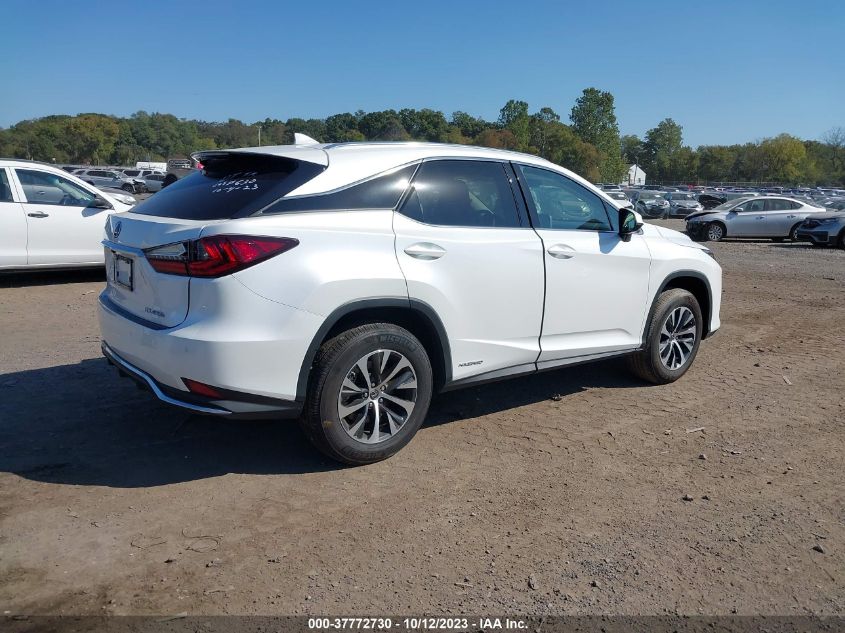 2022 LEXUS RX 450H 2T2HGMDA6NC089378