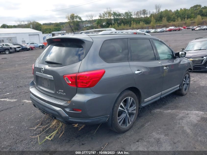 VIN 5N1DR2MM5HC607839 2017 NISSAN PATHFINDER PLATINUM