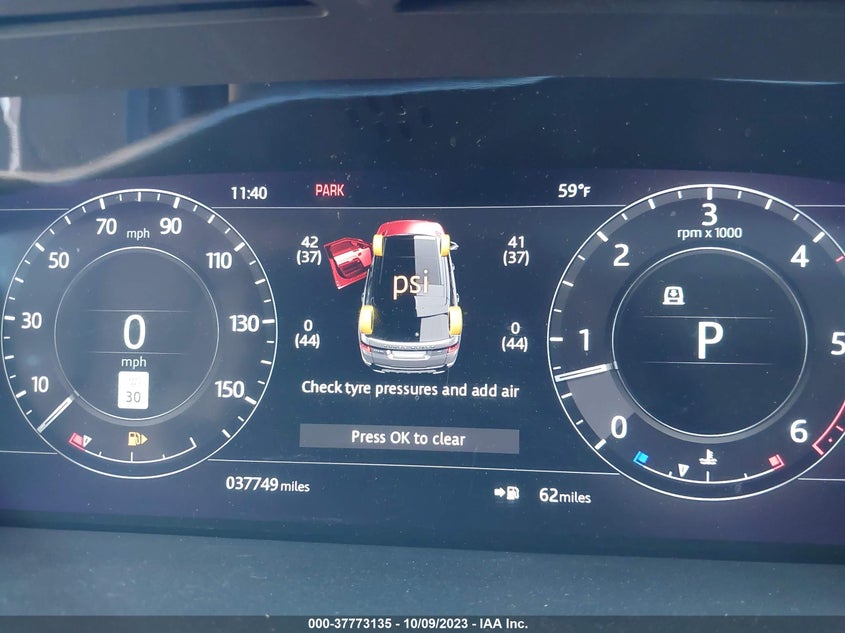 VIN SALWR2RK1KA848054 2019 LAND ROVER RANGE ROVER SPORT HSE
