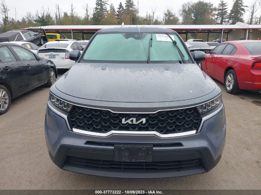 2022 KIA SORENTO LX - 5XYRGDLC2NG075610