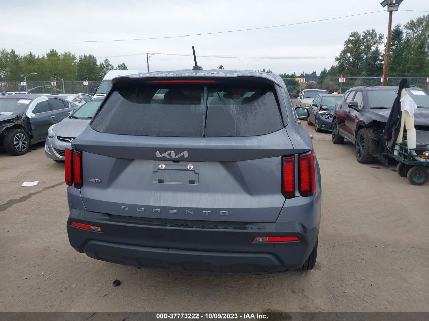 2022 KIA SORENTO LX - 5XYRGDLC2NG075610