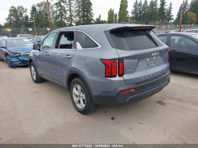 2022 KIA SORENTO LX - 5XYRGDLC2NG075610