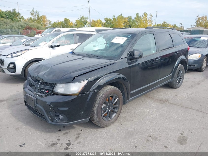 VIN 3C4PDCBB8KT821131 2019 DODGE JOURNEY SE