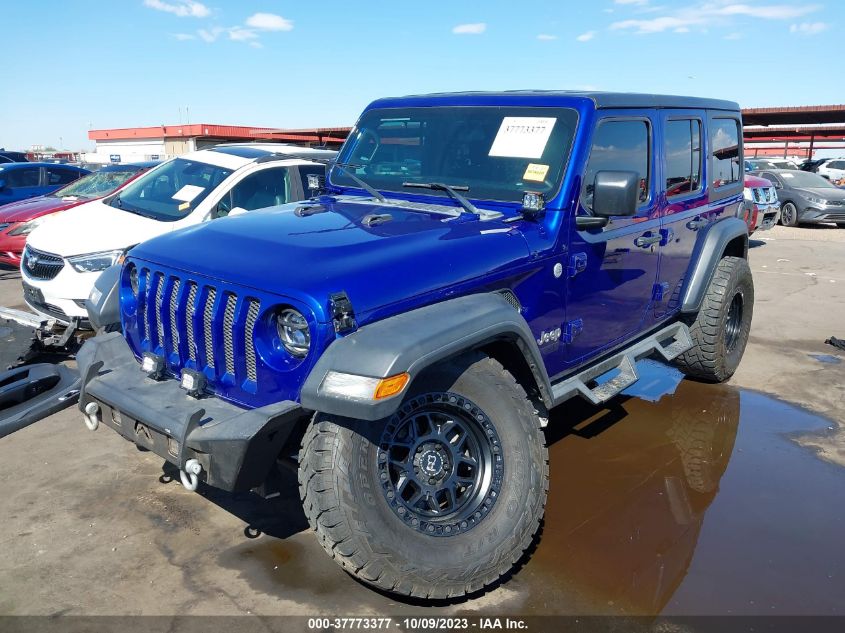 2018 JEEP WRANGLER UNLIMITED SPORT - 1C4HJXDG7JW182911