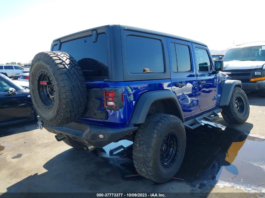 2018 JEEP WRANGLER UNLIMITED SPORT - 1C4HJXDG7JW182911