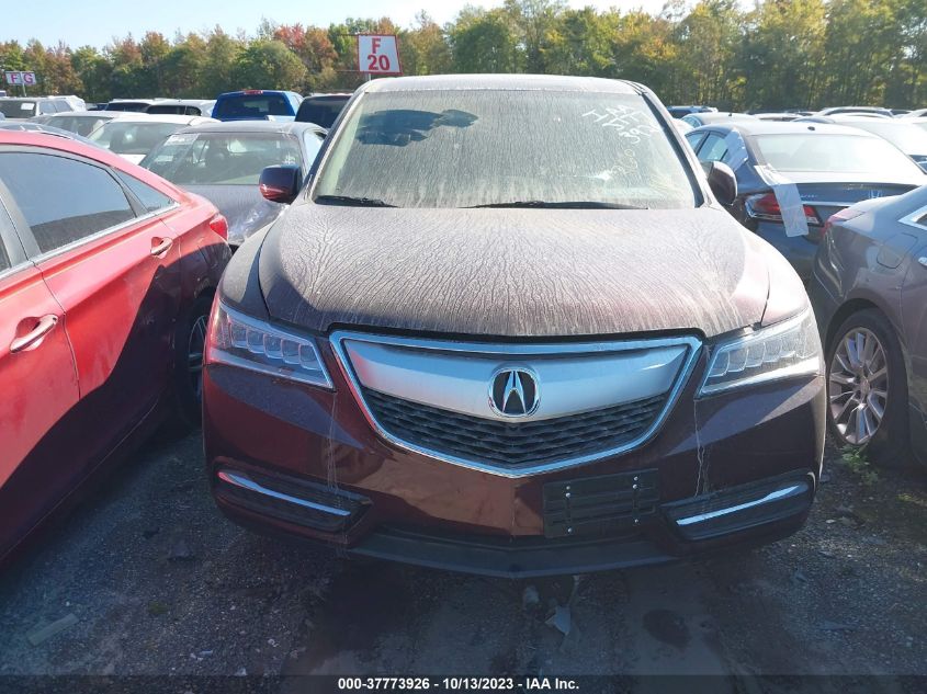 2015 ACURA MDX - 5FRYD3H28FB005633