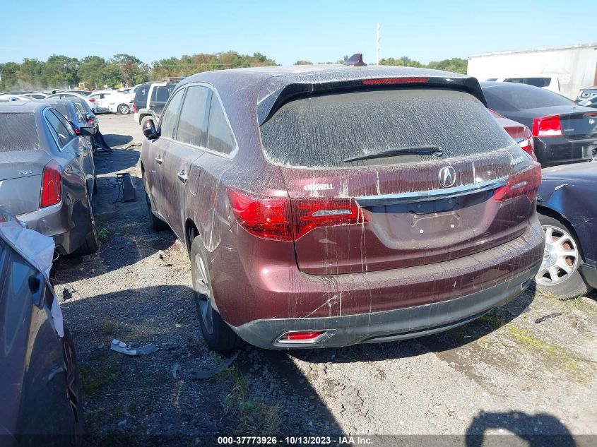 2015 ACURA MDX - 5FRYD3H28FB005633