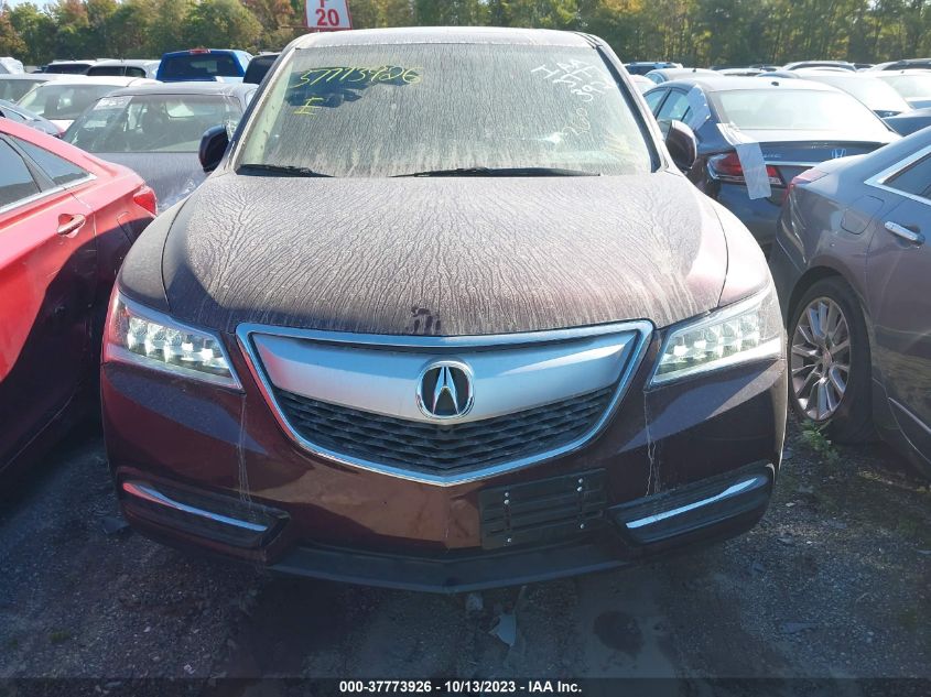 2015 ACURA MDX - 5FRYD3H28FB005633