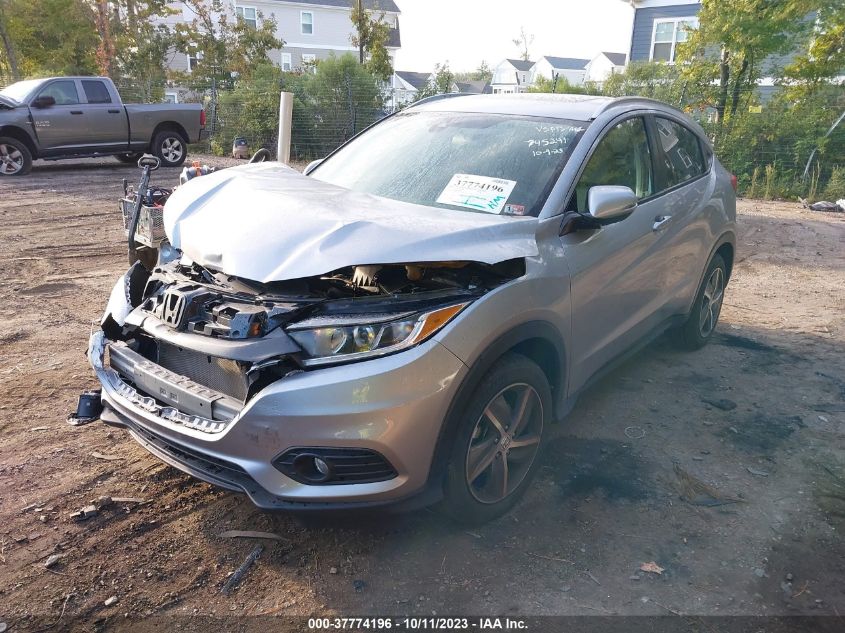 VIN 3CZRU6H53MM745241 2021 HONDA HR-V EX