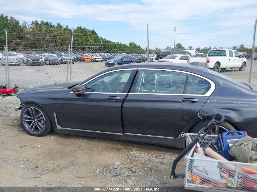 2022 BMW 7 SERIES 750I XDRIVE WBA7U2C00NCJ24489