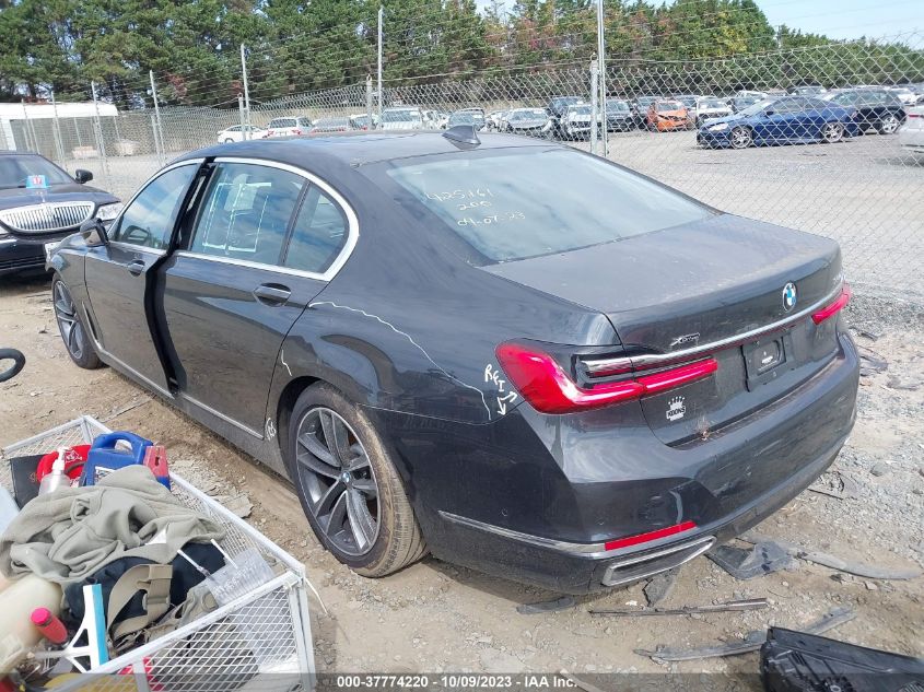 2022 BMW 7 SERIES 750I XDRIVE WBA7U2C00NCJ24489