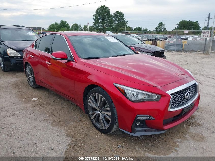 JN1EV7CP9MM703610 Infiniti Q50 3.0T SENSORY