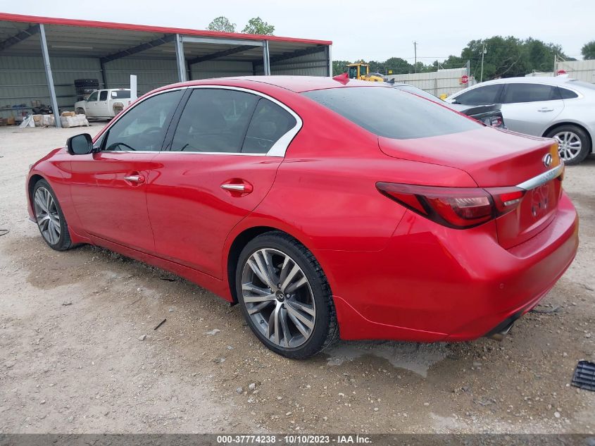 JN1EV7CP9MM703610 Infiniti Q50 3.0T SENSORY 3