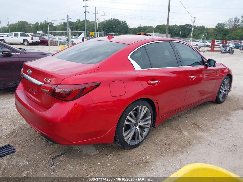 JN1EV7CP9MM703610 Infiniti Q50 3.0T SENSORY 4