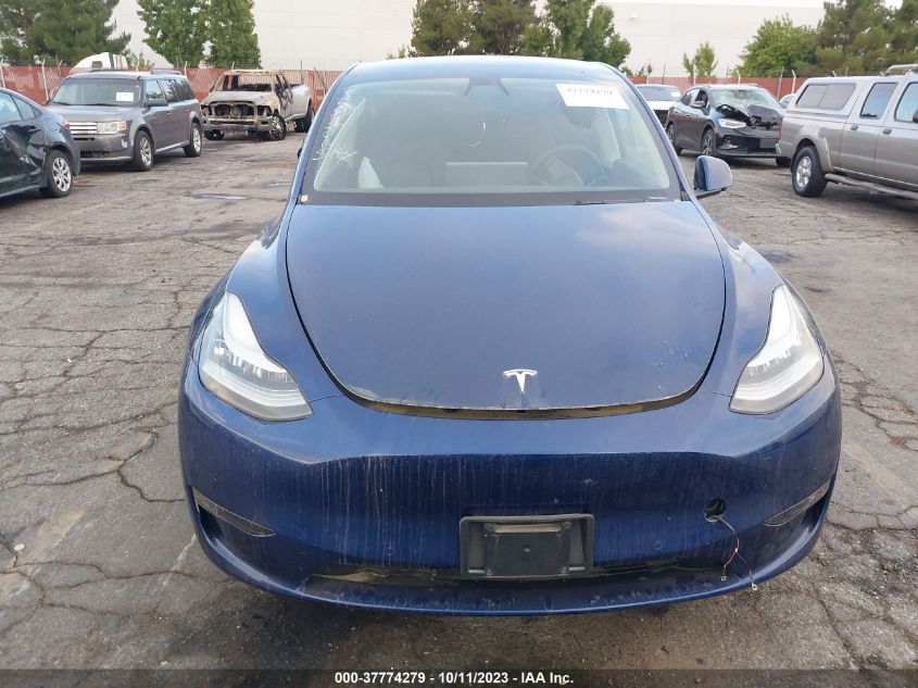2022 TESLA MODEL Y LONG RANGE - 7SAYGDEE8NF484067