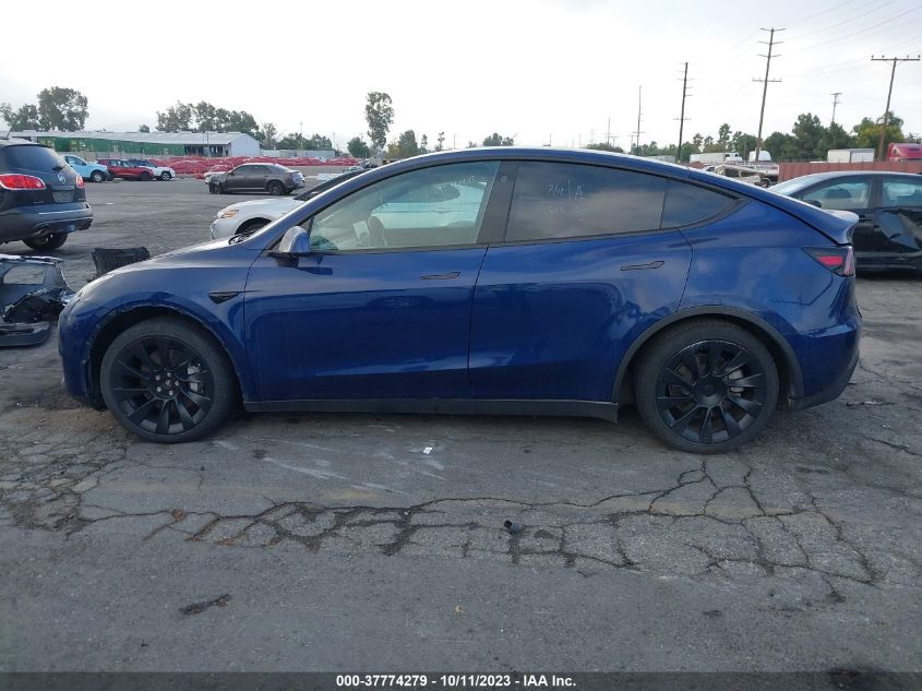 2022 TESLA MODEL Y LONG RANGE - 7SAYGDEE8NF484067