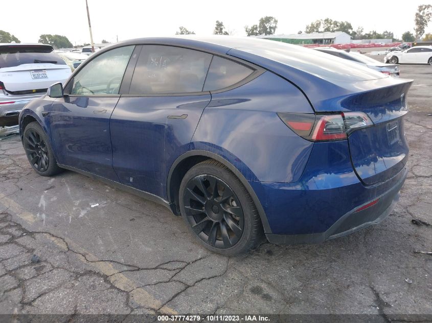 2022 TESLA MODEL Y LONG RANGE - 7SAYGDEE8NF484067