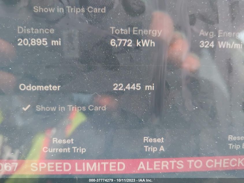2022 TESLA MODEL Y LONG RANGE - 7SAYGDEE8NF484067
