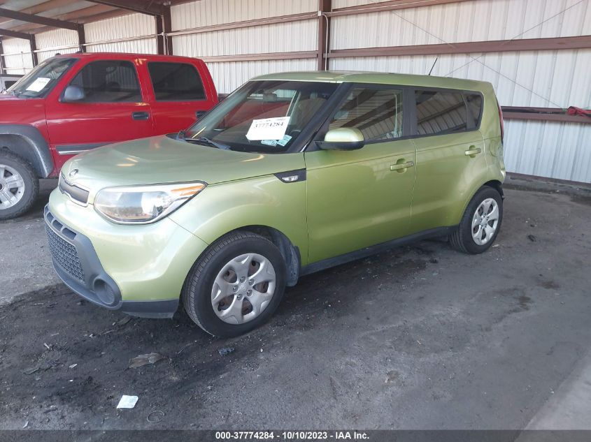 2014 KIA SOUL BASE - KNDJN2A29E7711938