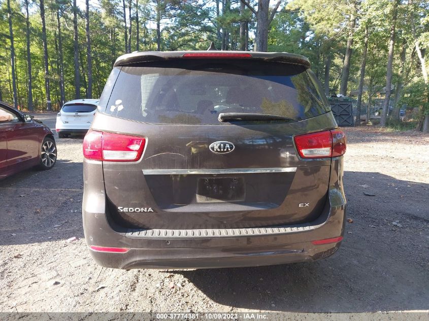 2016 KIA SEDONA EX - KNDMC5C13G6137290