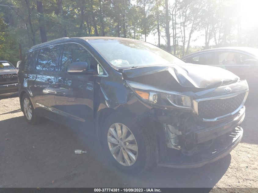 2016 KIA SEDONA EX - KNDMC5C13G6137290