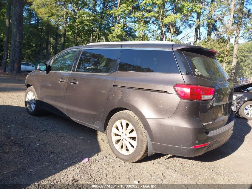 2016 KIA SEDONA EX - KNDMC5C13G6137290
