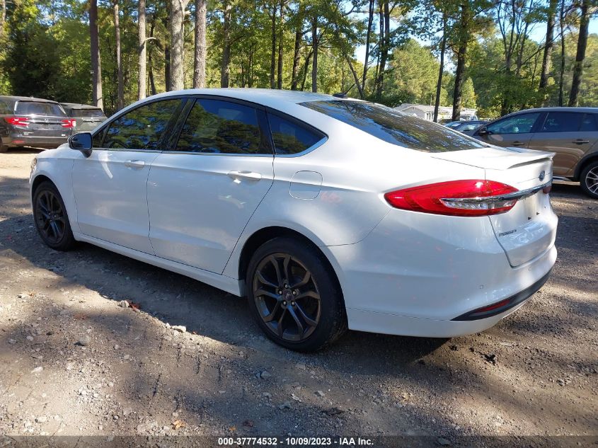 2018 FORD FUSION SE - 3FA6P0HD8JR245438