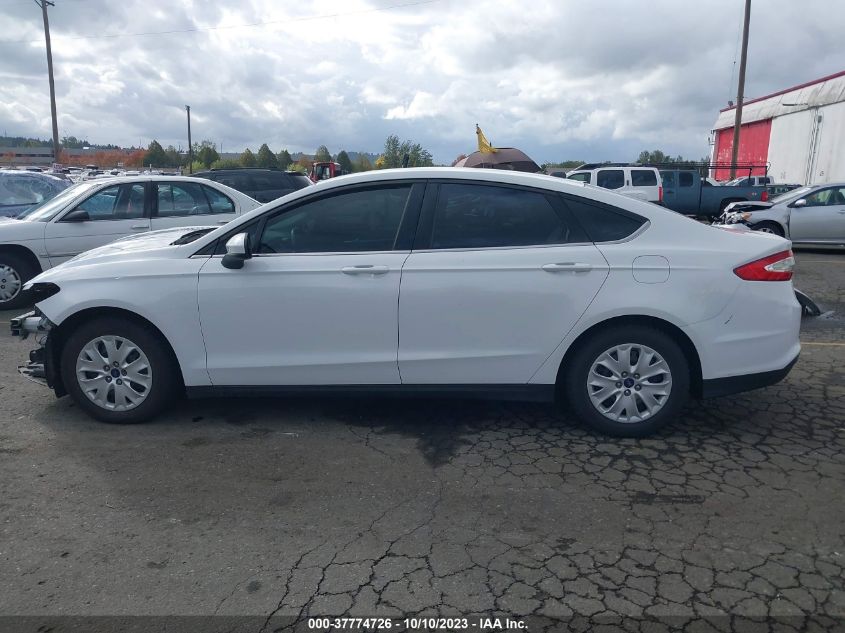 2013 FORD FUSION S - 3FA6P0G76DR328706