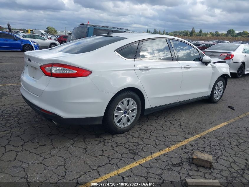 2013 FORD FUSION S - 3FA6P0G76DR328706