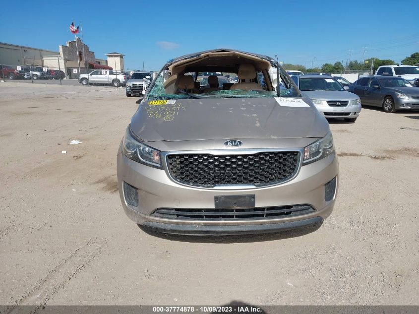 2015 KIA SEDONA LX - KNDMB5C1XF6027841