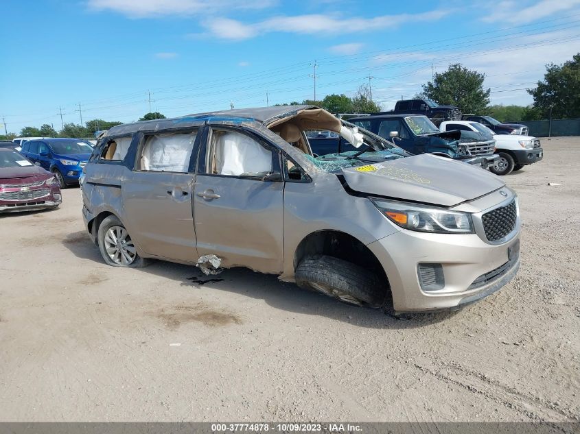 2015 KIA SEDONA LX - KNDMB5C1XF6027841