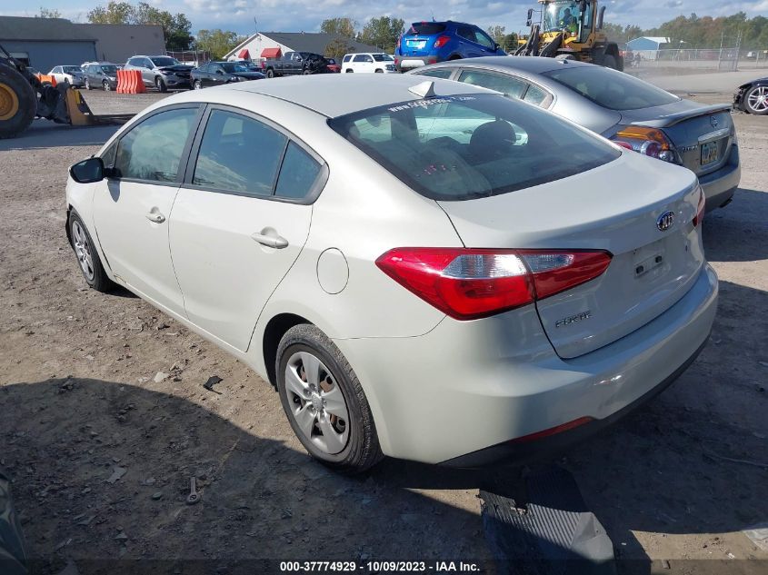 2015 KIA FORTE LX - KNAFK4A63F5420844