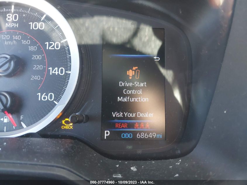 2020 TOYOTA COROLLA SE/NIGHTSHADE - 5YFS4RCEXLP045465