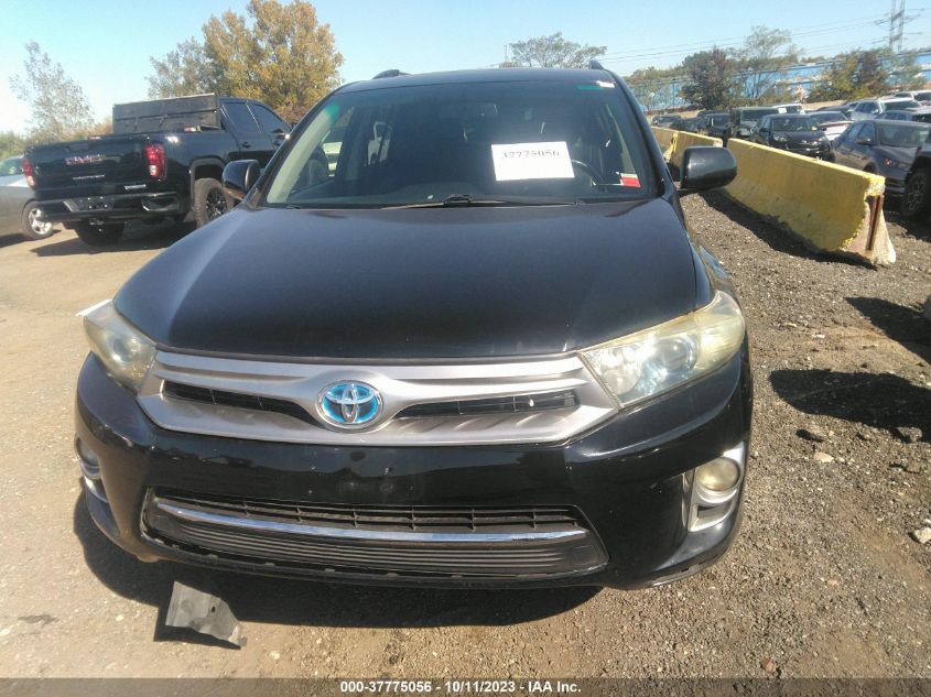 2013 TOYOTA HIGHLANDER HYBRID LIMITED JTEDC3EH3D2016594