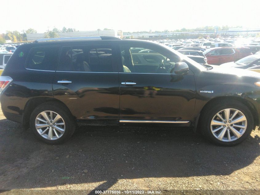 2013 TOYOTA HIGHLANDER HYBRID LIMITED JTEDC3EH3D2016594