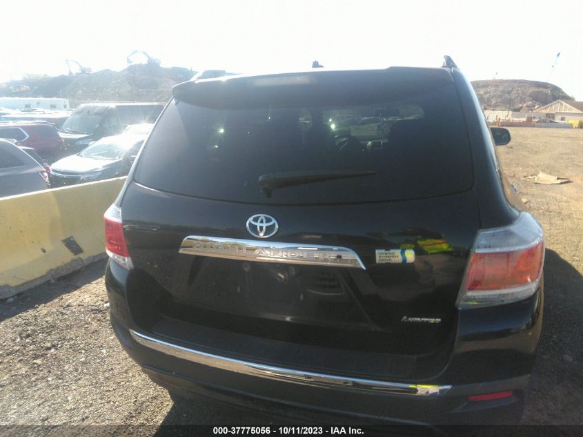 2013 TOYOTA HIGHLANDER HYBRID LIMITED JTEDC3EH3D2016594