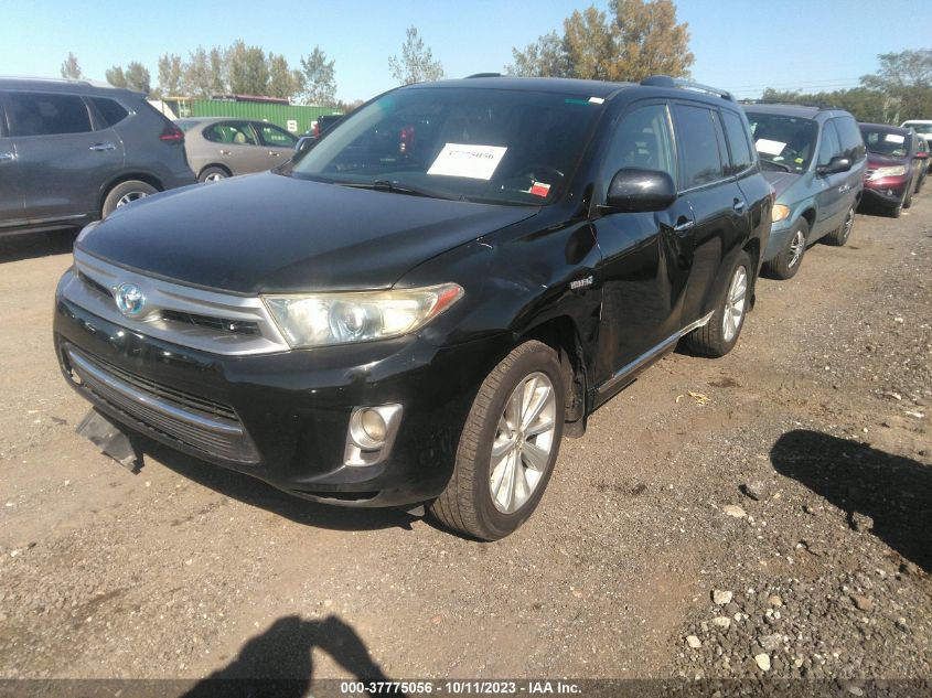 2013 TOYOTA HIGHLANDER HYBRID LIMITED JTEDC3EH3D2016594
