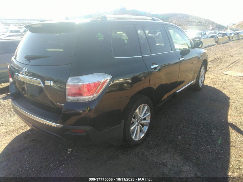 2013 TOYOTA HIGHLANDER HYBRID LIMITED JTEDC3EH3D2016594