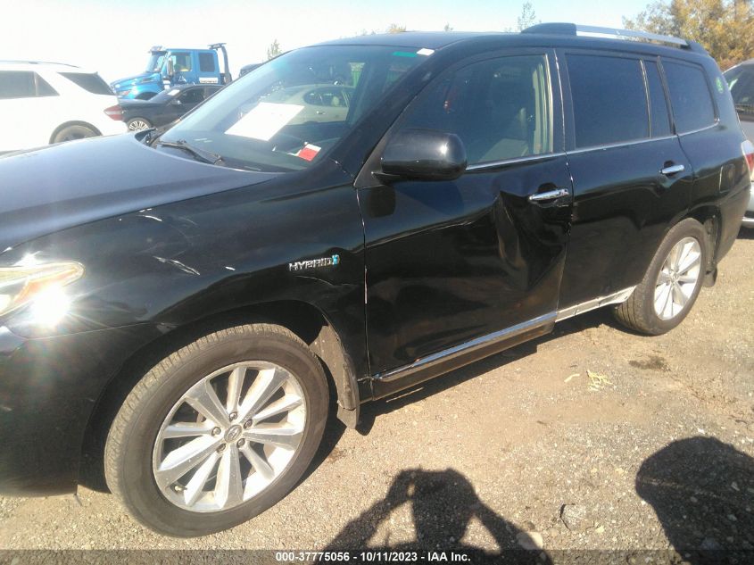 2013 TOYOTA HIGHLANDER HYBRID LIMITED JTEDC3EH3D2016594