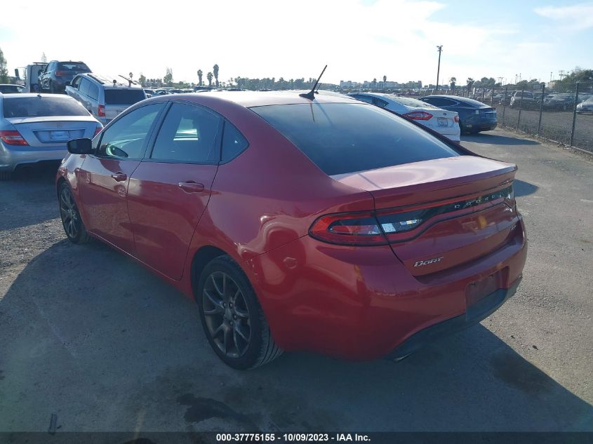 2013 DODGE DART SXT - 1C3CDFBA9DD309320