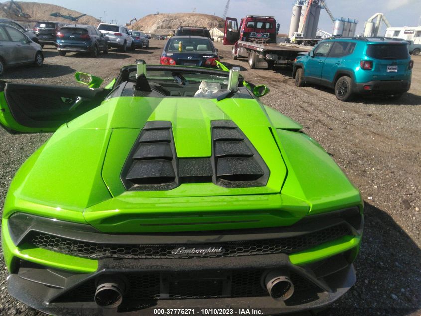 2022 LAMBORGHINI HURACAN EVO ZHWUT5ZF7NLA1843
